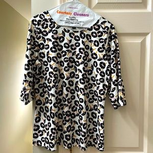 three quarter ruffle sleeve blouse